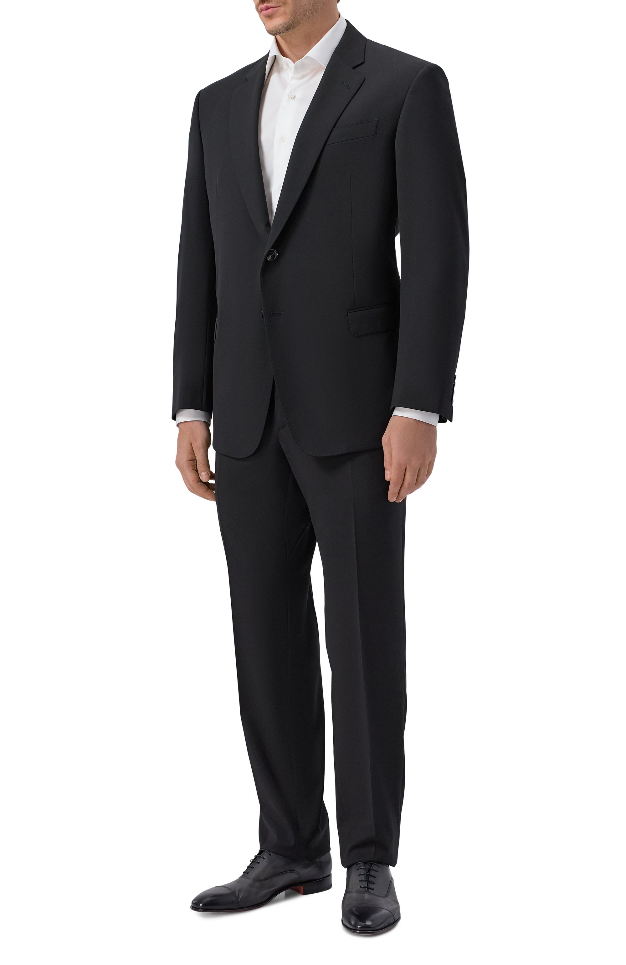 Кожаные оксфорды adrian SANTONI, арт. MCAG18883LA3SNU0, фото 2