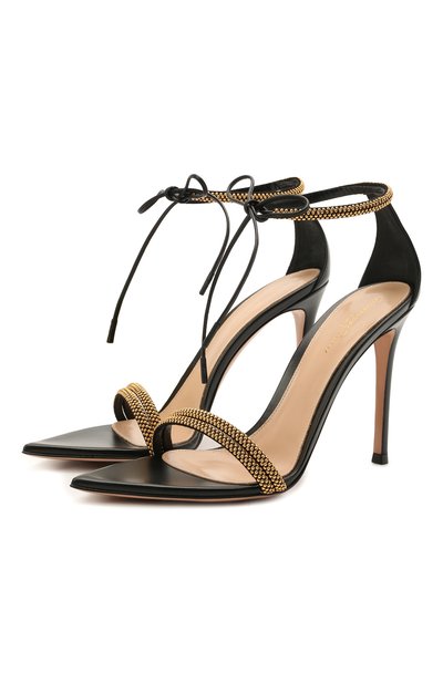 Кожаные босоножки messalina GIANVITO ROSSI, арт. G61646.15RIC.XCNNENE, фото 1