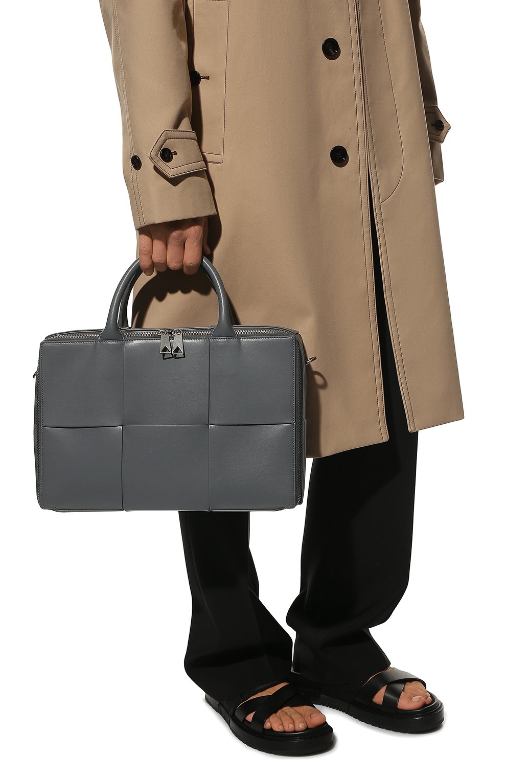 Кожаная сумка для ноутбука arco BOTTEGA VENETA, арт. 680120/VB1K1, фото 2