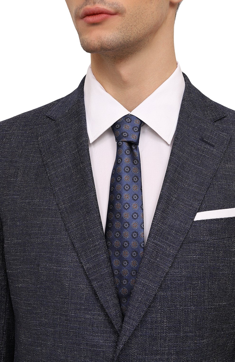 Шелковый галстук CANALI, арт. 18/HJ04072, фото 2