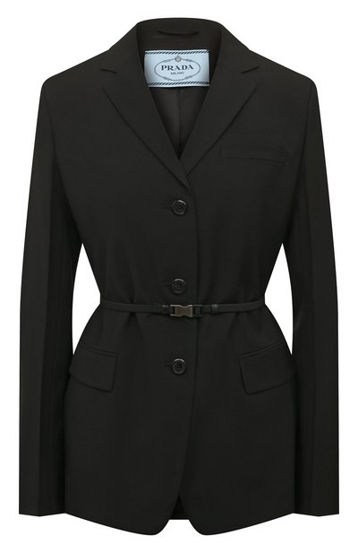 Женский шерстяной жакет PRADA, арт. P575LH-1XMY-F0002-211