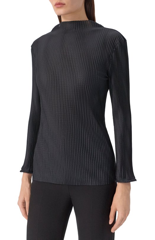 Топ с отделкой перьями BOSS 50548647 Чёрный  50548647 Фото 6