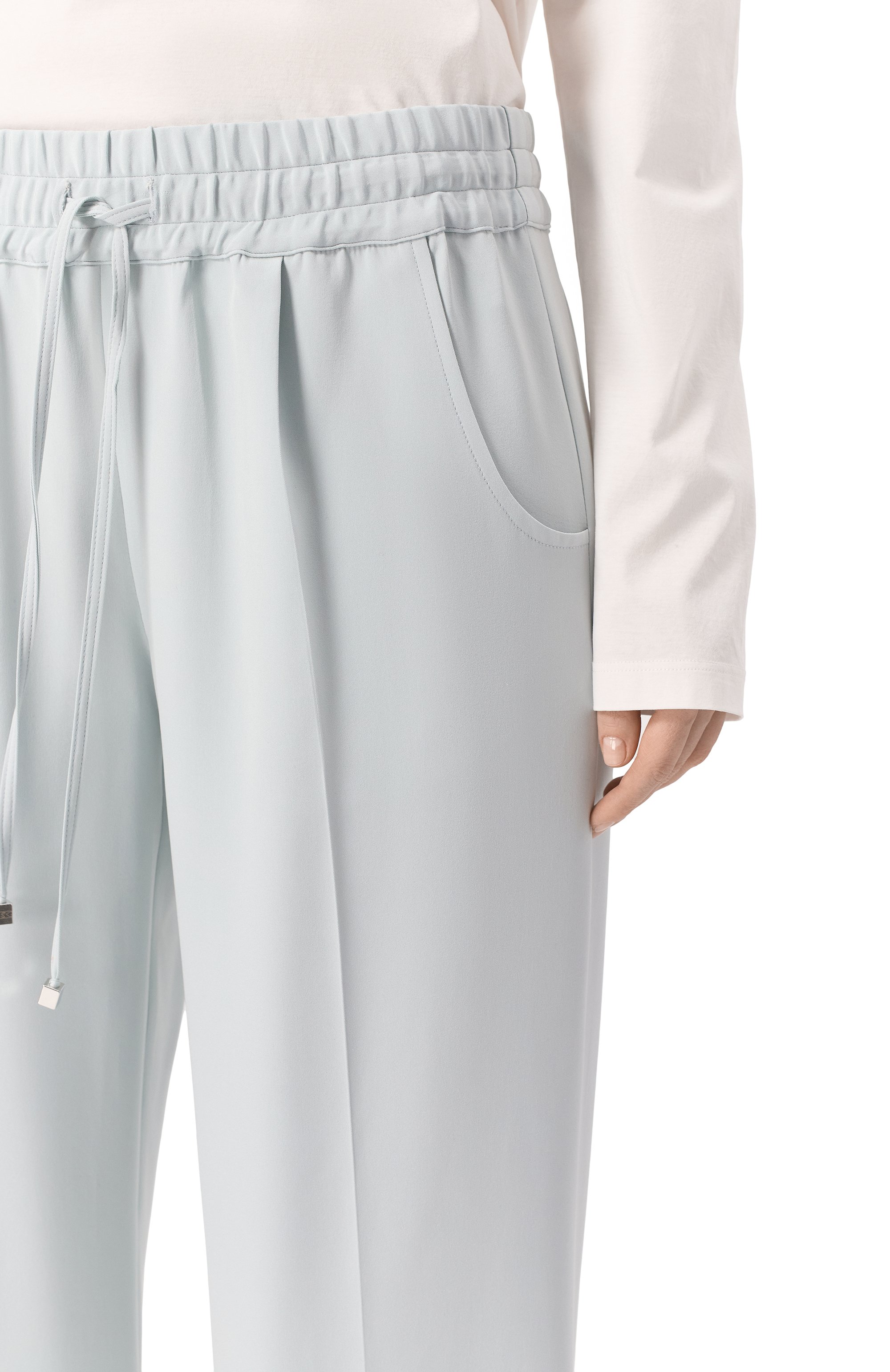 Шелковые брюки KITON, арт. D48122K0977A24, фото 5