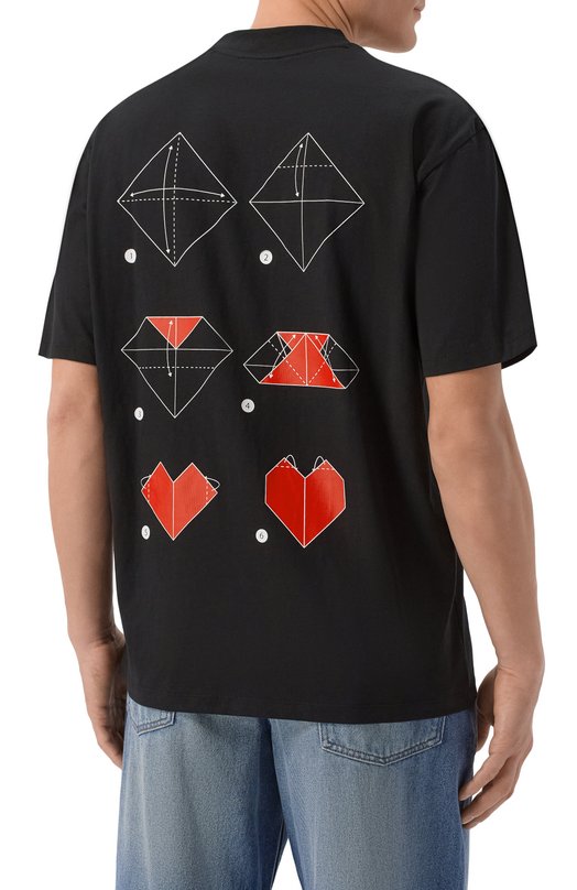 Хлопковая футболка HUGO 50553429 Чёрный  50553429 Фото 4