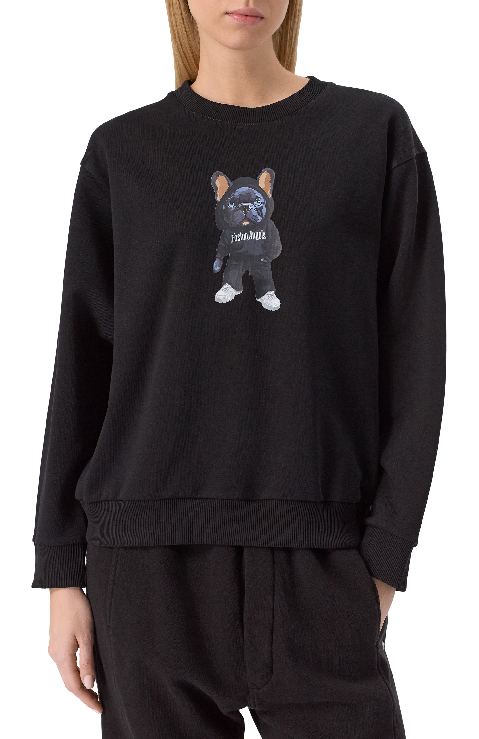 Хлопковый свитшот FLASHIN, арт. FS25SDOB, фото 3