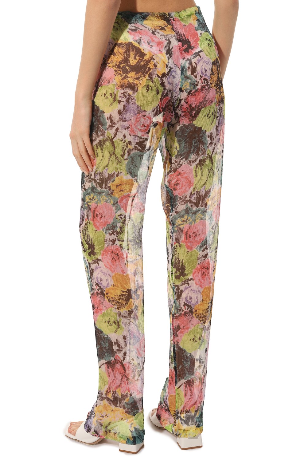 Шелко вые брюки DRIES VAN NOTEN, арт. 231-030924-6106, фото 4