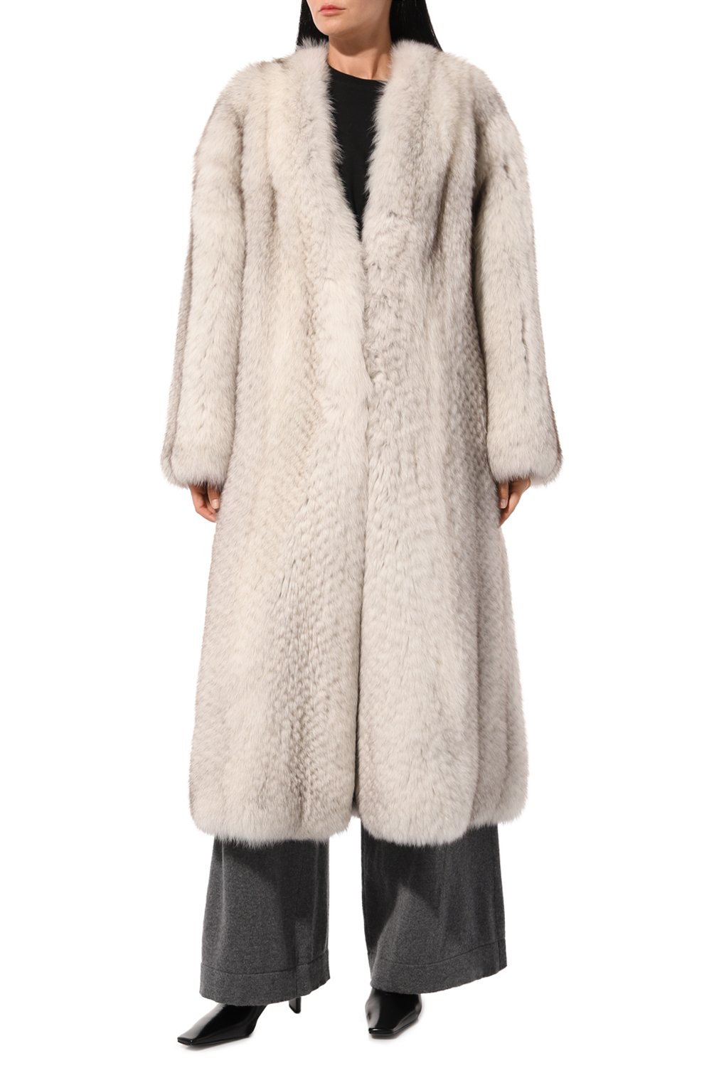 Шуба из меха лисы GIULIA GURMAN, арт. J4OS125T8WG, фото 3
