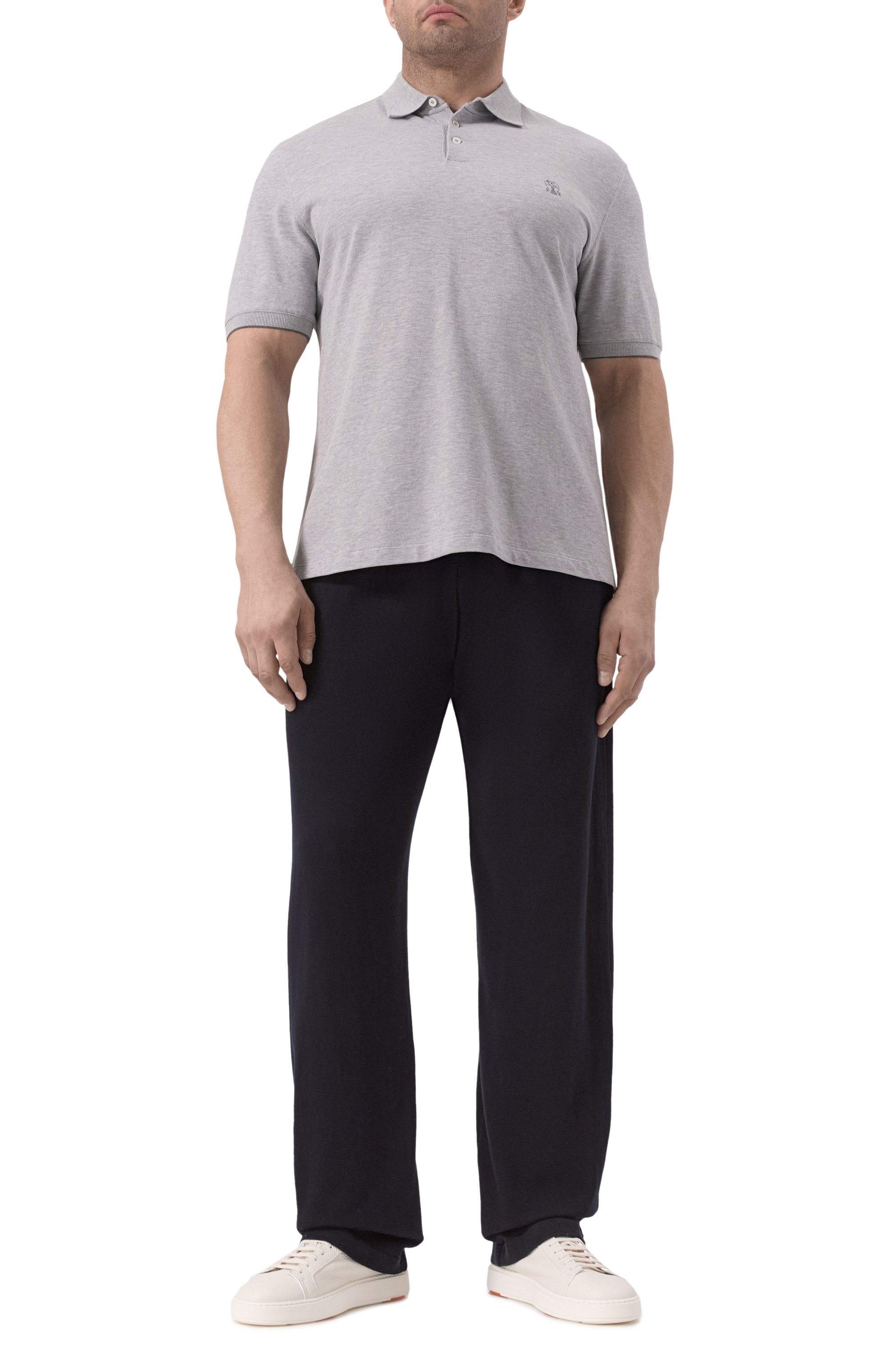 Хлопковое поло BRUNELLO CUCINELLI, арт. ME8548788, фото 2