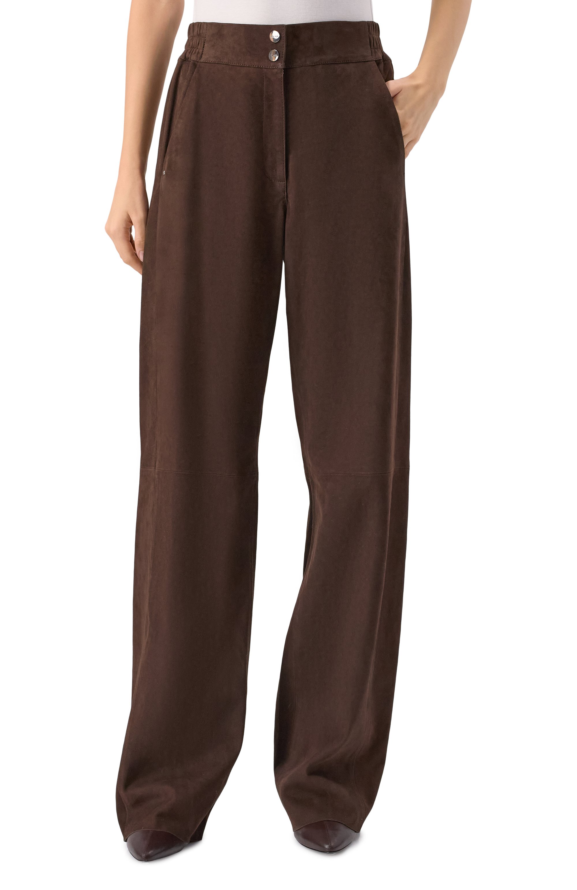 Замшевые брюки FREEAGE, арт. B2447S, фото 3