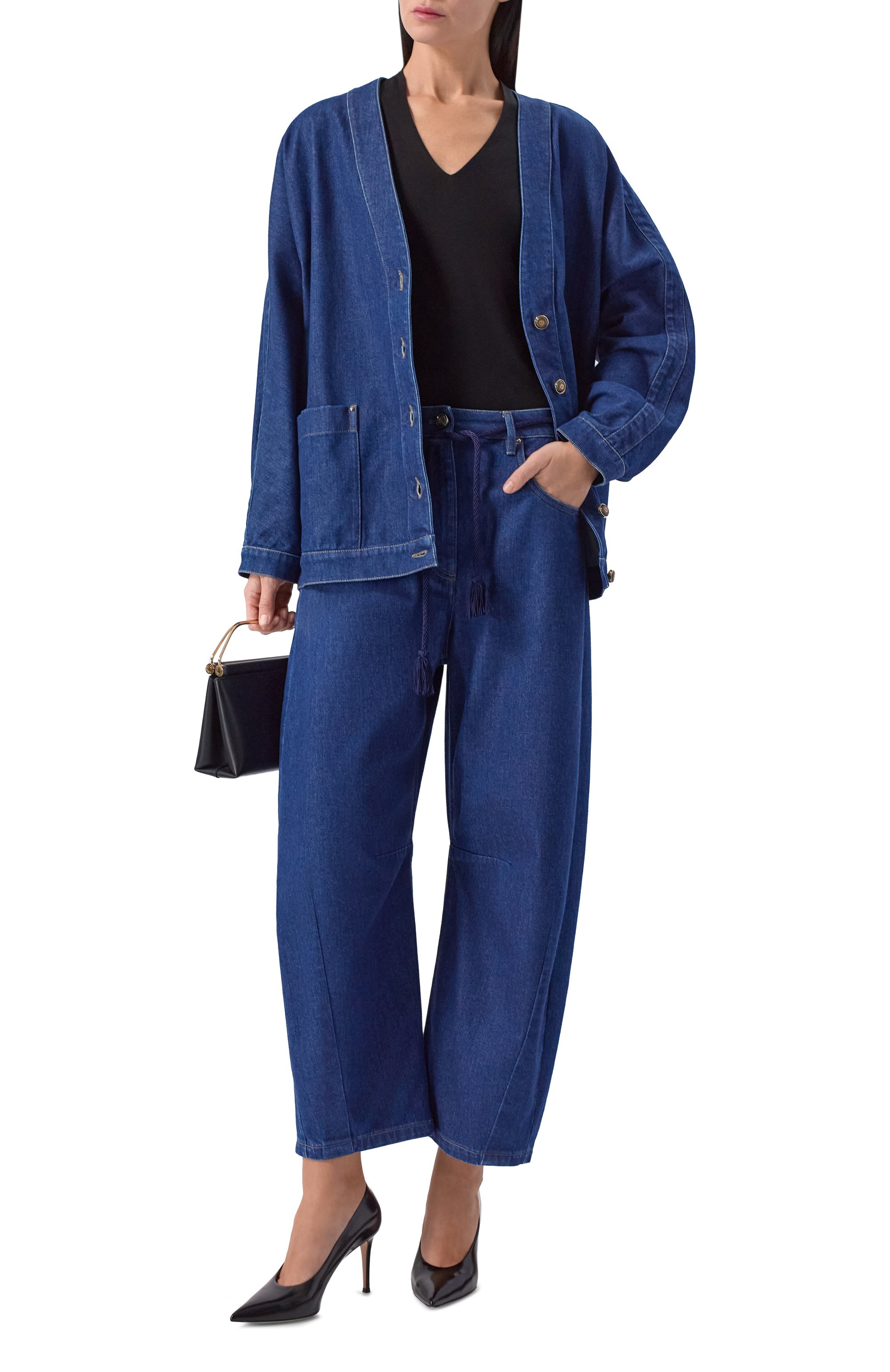 Футболка из вискозы и кашемира GIORGIO ARMANI, арт. 8NAM94/AJV7Z, фото 2