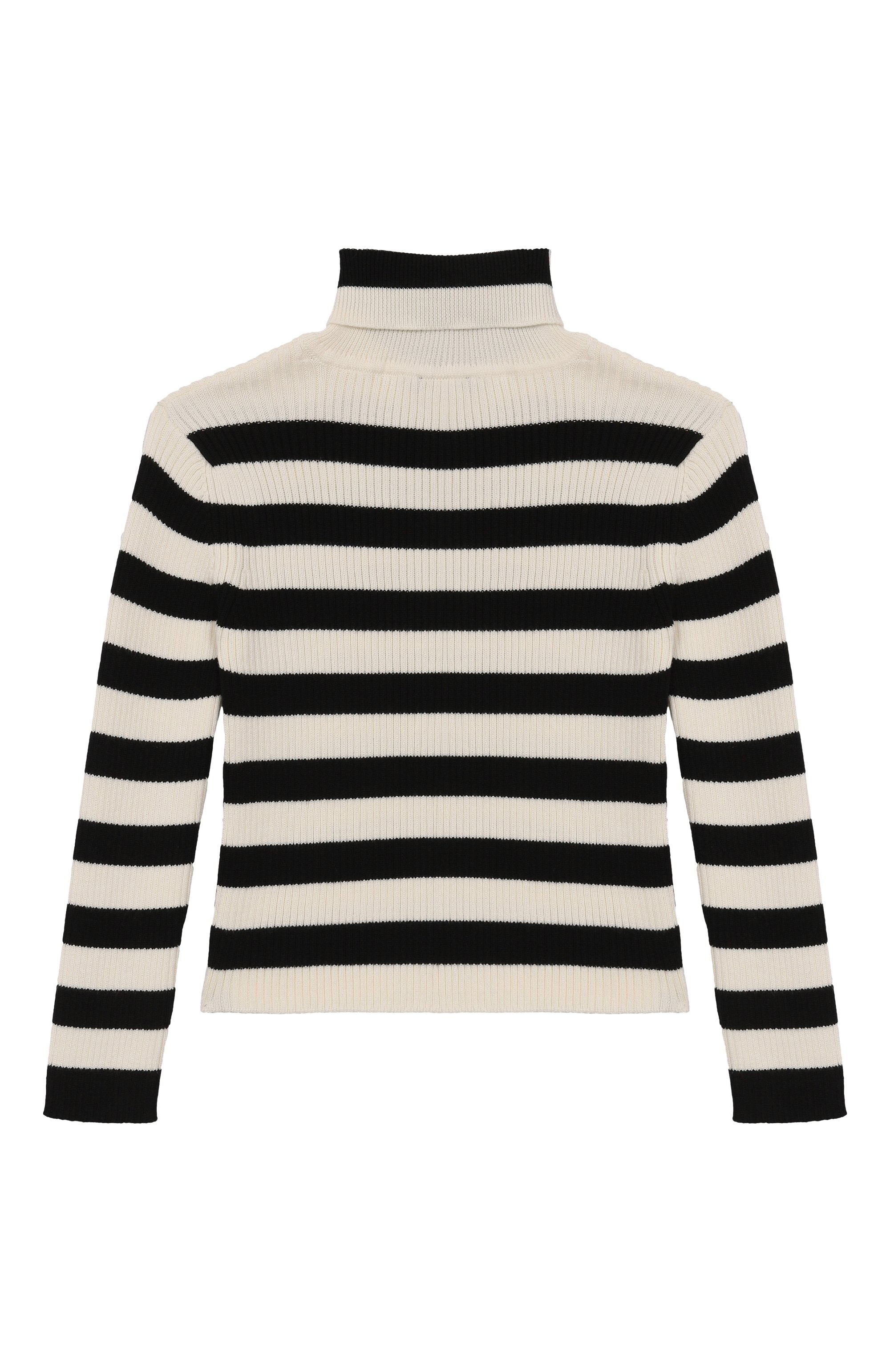 Водолазка из шерсти и хлопка BALMAIN, арт. BX9A40, фото 2