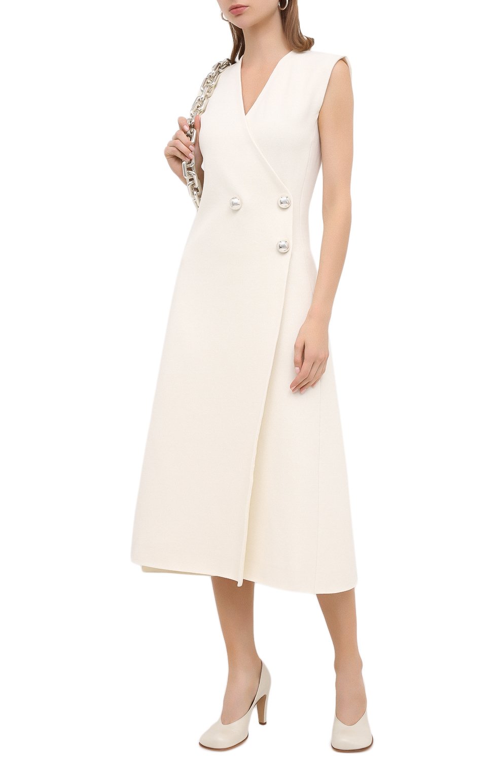 Платье из шерсти и вискозы JIL SANDER, арт. JSPR754073-WRY39038, фото 2