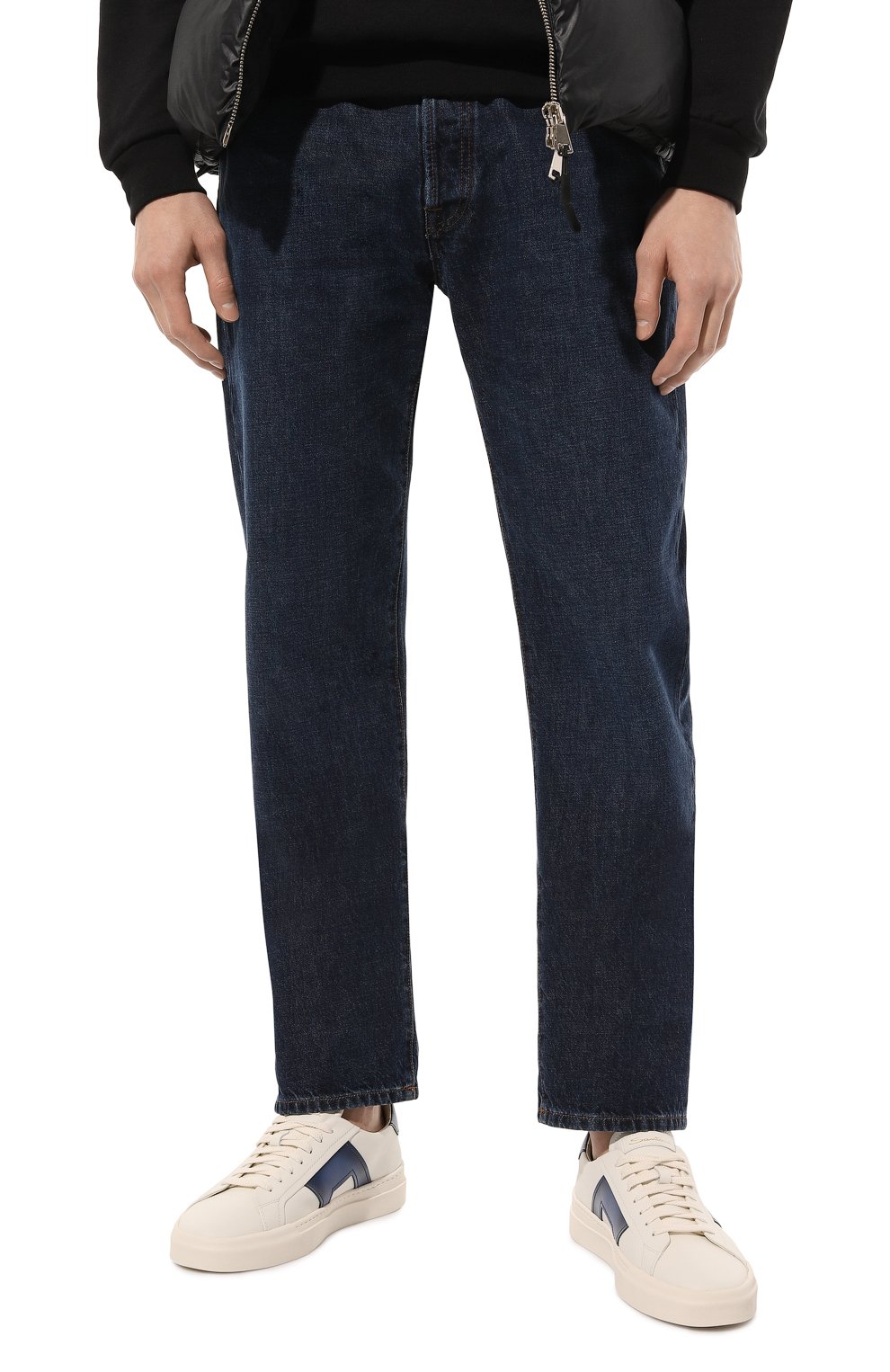 Кожаные кеды gloria SANTONI, арт. MBGT21779PNNGSL9I29, фото 3