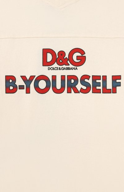 Хлопковая футболка DOLCE & GABBANA, арт. L4JTJZ/G7PUF_001, фото 3