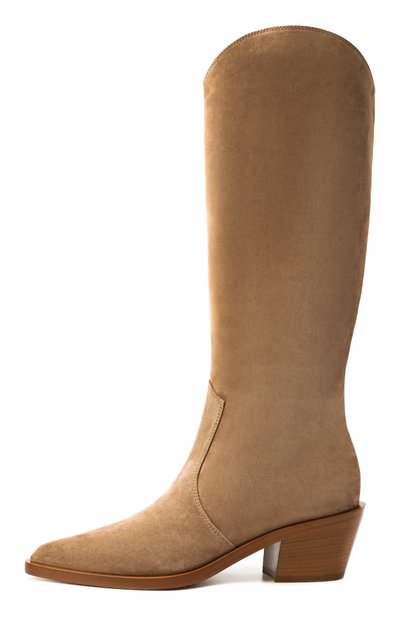 Замшевые казаки waylon 45 GIANVITO ROSSI, арт. G80194.45CU0.C45CAML, фото 4