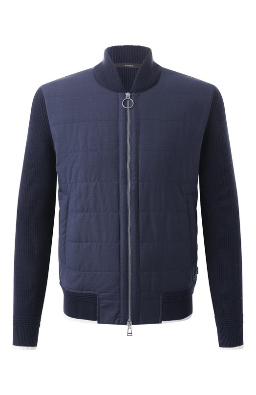 Комбинированный кардиган Windsor 13 NIB0-J-U 10017946/30047032 Синий 13 NIB0-J-U 10017946/30047032