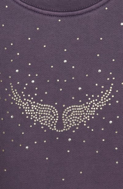 Хлопковый свитшот ZADIG AND VOLTAIRE, арт. X60437, фото 3