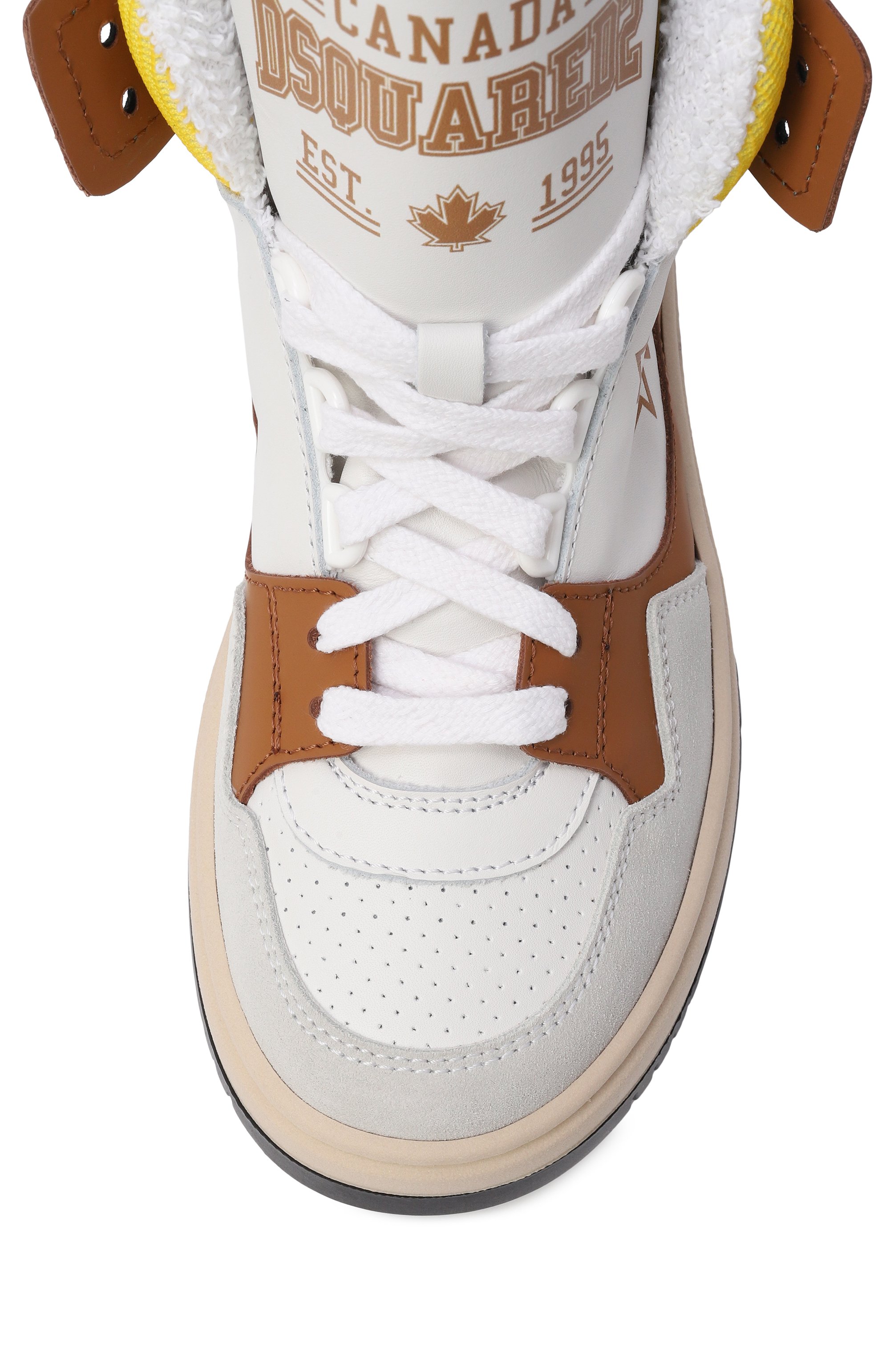 Кожаные кеды DSQUARED2, арт. 82782/VAR2_001, фото 4