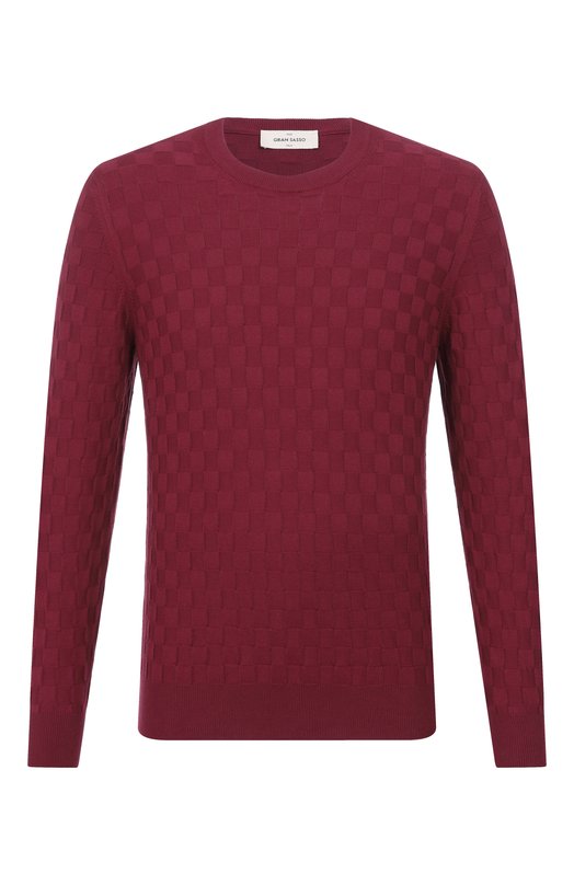 Хлопковый джемпер Gran Sasso 57109/18040 Бордовый 57109/18040