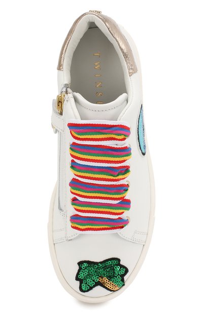 Кожаные кеды TWINSET, арт. GCJ144/35-40, фото 4