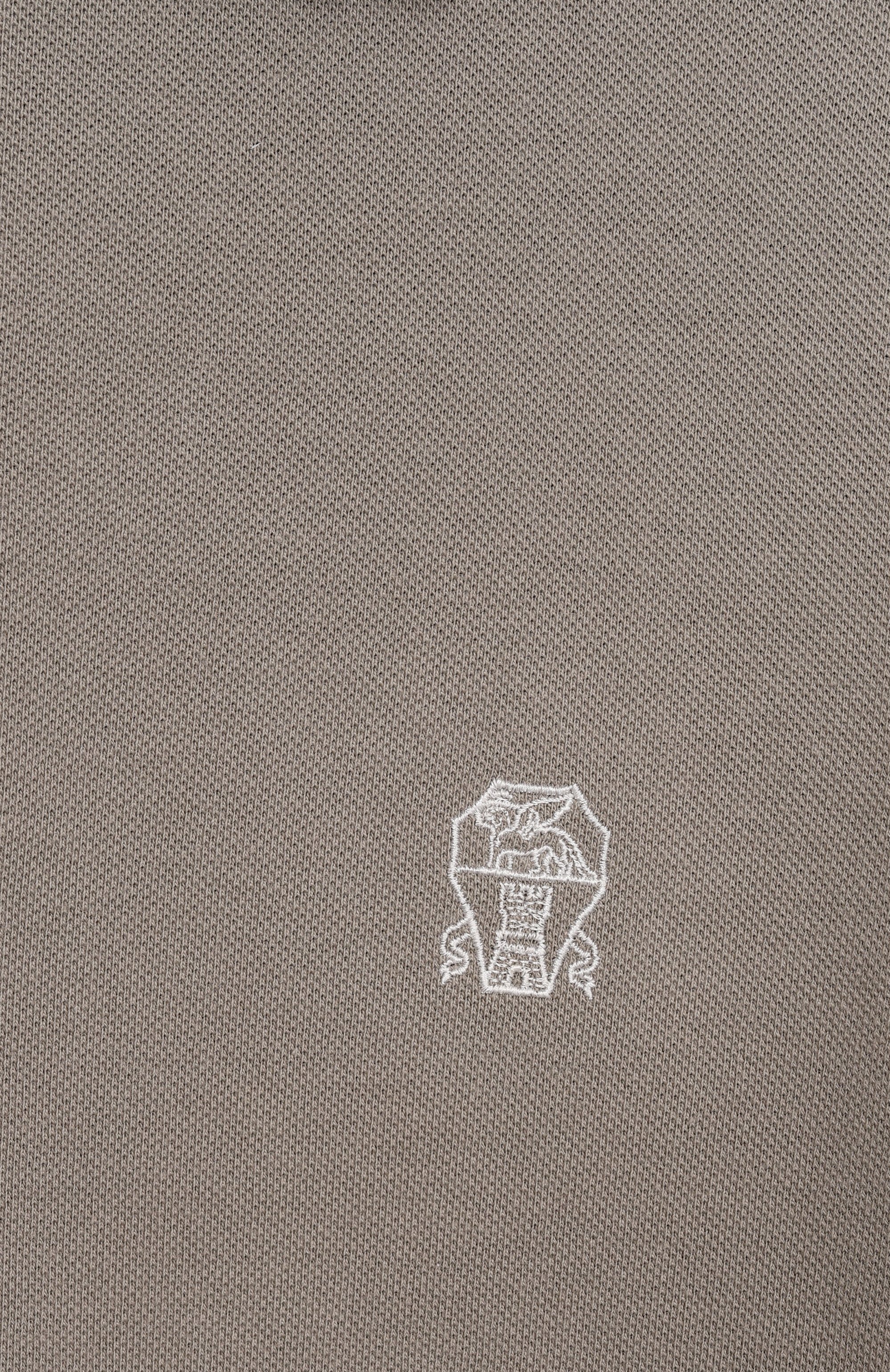 Хлопковое поло BRUNELLO CUCINELLI, арт. BE854T315C, фото 3