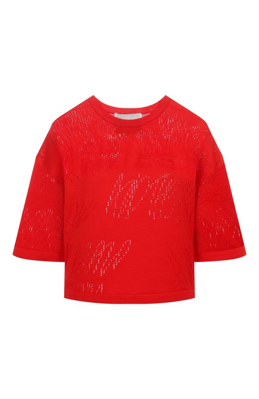 Хлопковый пуловер AND the brand S25-TS012-1204-600B Красный S25-TS012-1204-600B