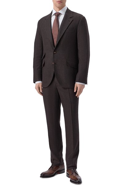 Мужские кожаные дерби carter SANTONI, арт. MCCG19226MC8HWVE