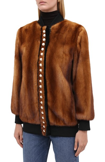 Шуба из меха норки FENDI, арт. FNE08F A142, фото 3
