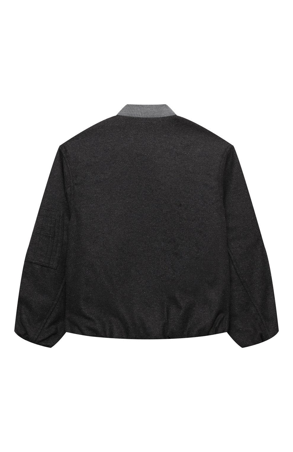 Бомбер MSGM KIDS темно-серого цвета по цене 32500 руб., арт. F4MSJGB0209, фото 2 Бомбер MSGM KIDS, арт. F4MSJGB0209, фото 2