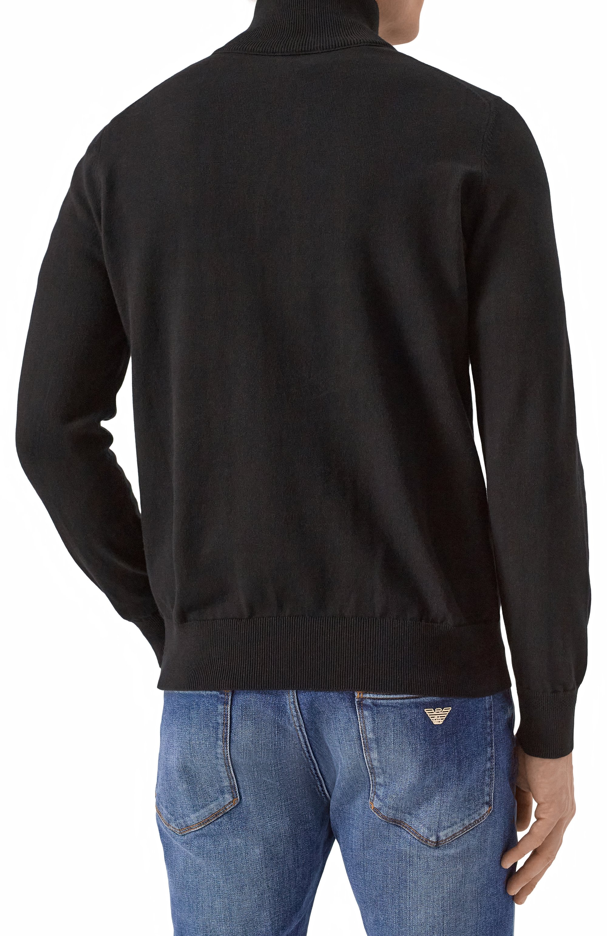 Хлопковый джемпер BOSS ORANGE черного цвета по цене 19500 руб., арт. 50527585, фото 4 Хлопковый джемпер BOSS ORANGE, арт. 50527585, фото 4