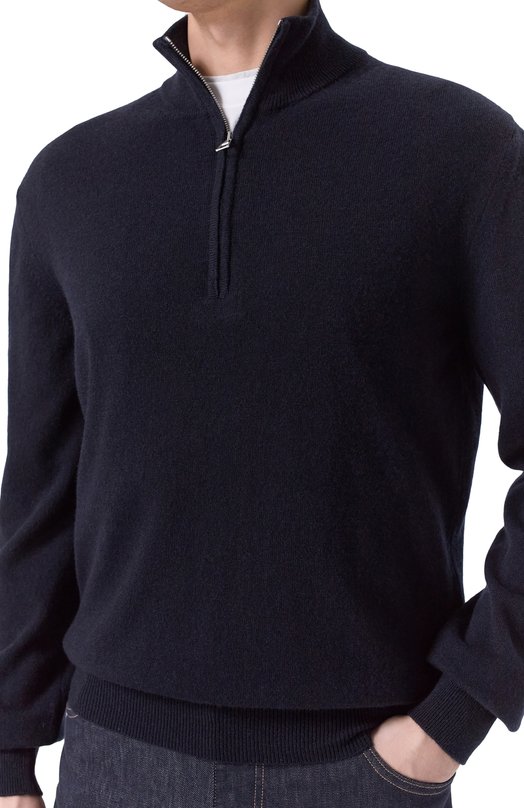 Кашемировый джемпер Jacob Cohen 25I P/JUM_SF003 000 X0012 FL Синий  25I P/JUM_SF003 000 X0012 FL Фото 5