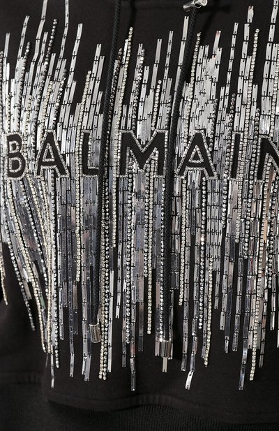 Хлопковое худи BALMAIN, арт. TF03990/P040, фото 5