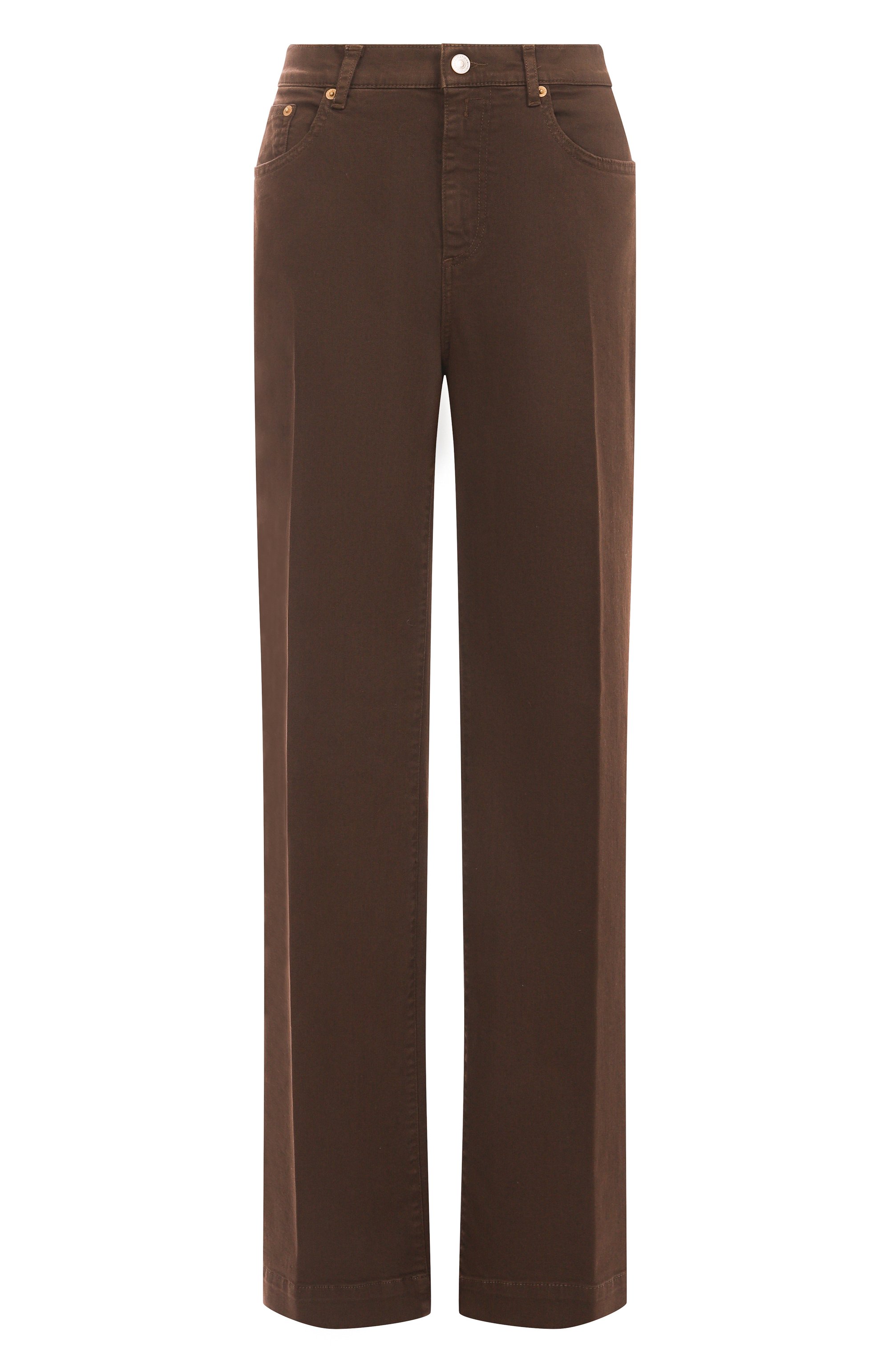 Джинсы REPLAY темно-коричневого цвета по цене 19000 руб., арт. WB521 .000.8488790, фото 1 Джинсы REPLAY, арт. WB521 .000.8488790, фото 1