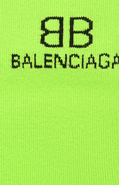 Носки BALENCIAGA зеленого цвета по цене 8995 руб., арт. 640610/3A4B5, фото 2 Носки BALENCIAGA, арт. 640610/3A4B5, фото 2