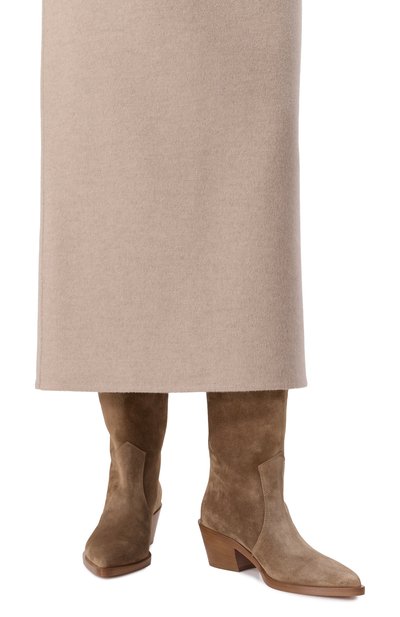 Замшевые казаки waylon 45 GIANVITO ROSSI, арт. G72999.45CU0.CASCAML, фото 3