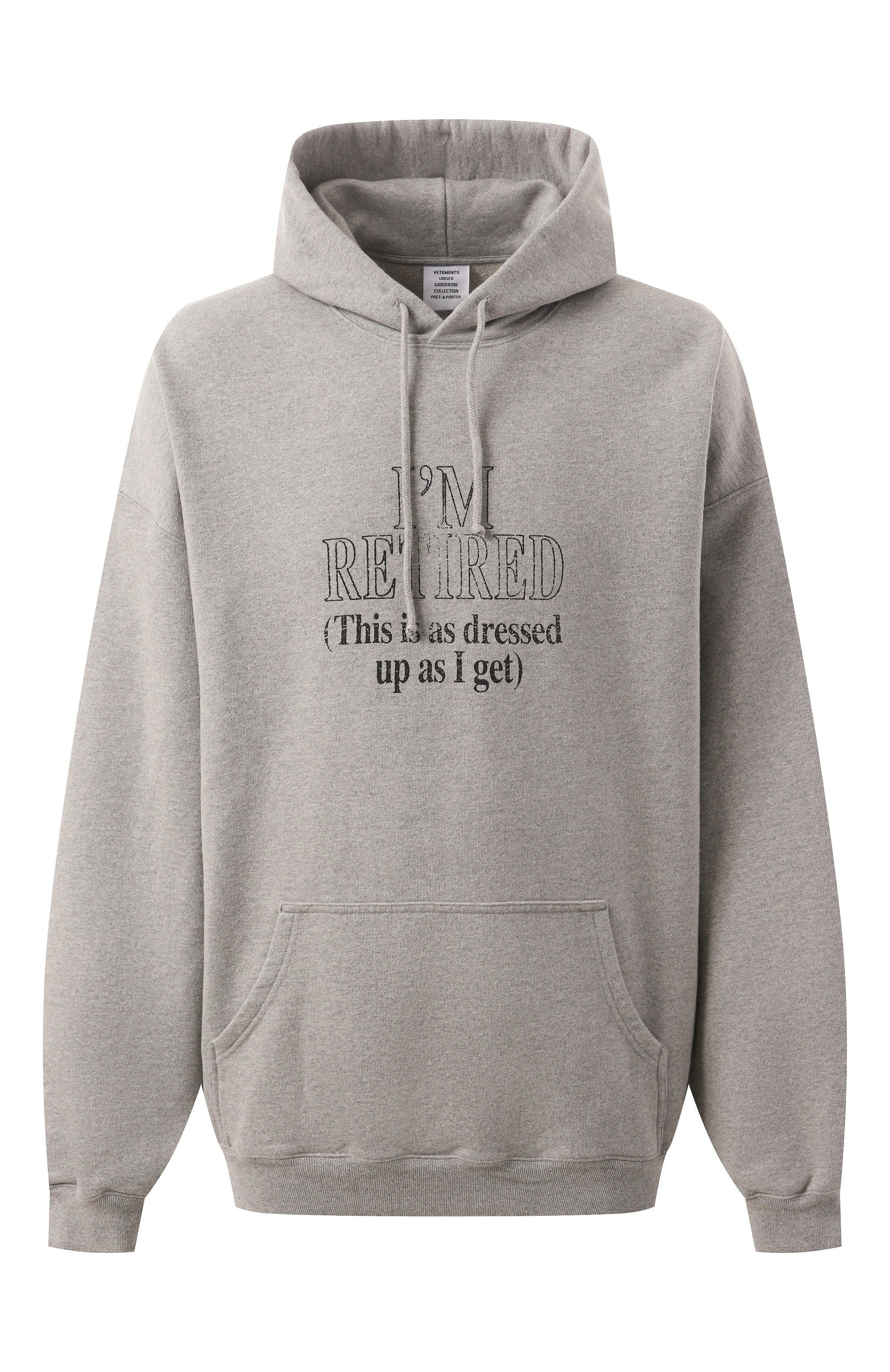 Хлопковое худи VETEMENTS, арт. UA66HD710G, фото 1