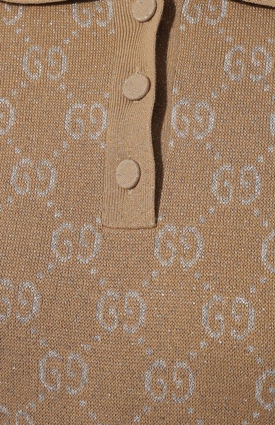 Хлопковое поло GUCCI, арт. 678435/XKB54, фото 5