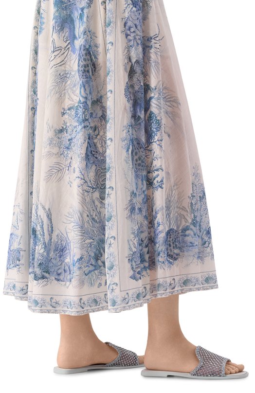 Текстильные шлепанцы Gilda Le Silla 4697F020MCPPSTV Серый  4697F020MCPPSTV Фото 2