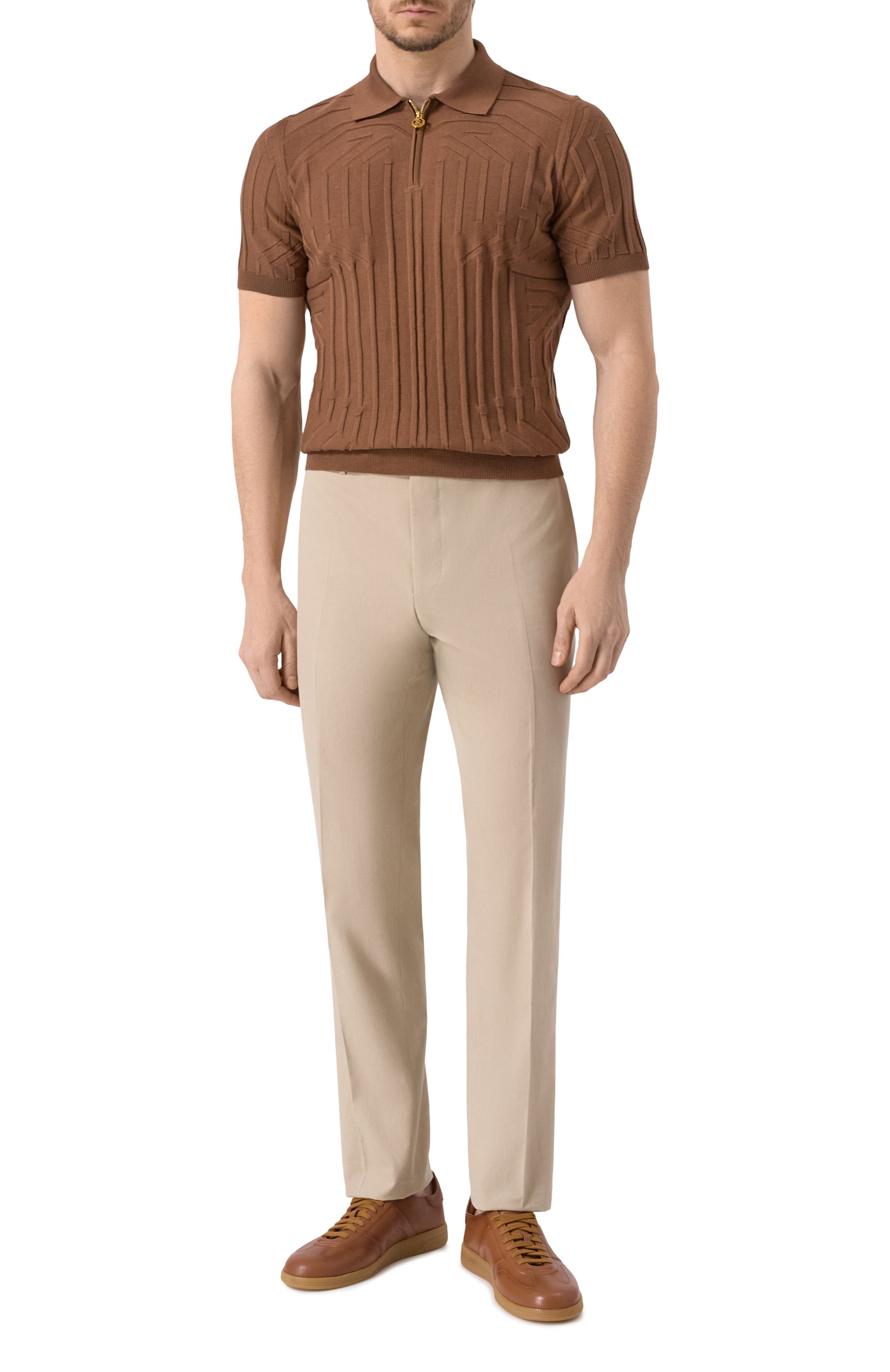 Хлопковые брюки CANALI, арт. 71019/AV05528, фото 2