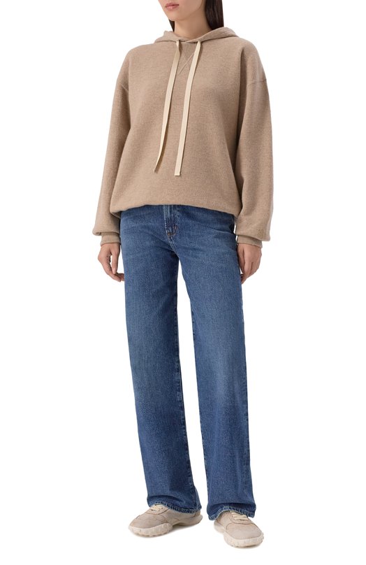 Кашемировое худи Jil Sander J40GU0119/J13276 Бежевый  J40GU0119/J13276 Фото 2
