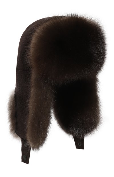 Мужская шапка-ушанка из меха норки и соболя VICTORIA KUSENKOVA, арт. 330213583235