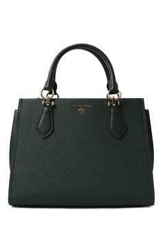 Женская сумка marilyn medium MICHAEL MICHAEL KORS темно-зеленого цвета, арт. 30S2G6AS2L | Фото 1 (Драгоценные камни: Проставлено; Ремень/цепочка: На ремешке; Материал сплава: Проставлено; Материал: Натуральная кожа; Размер: medium)