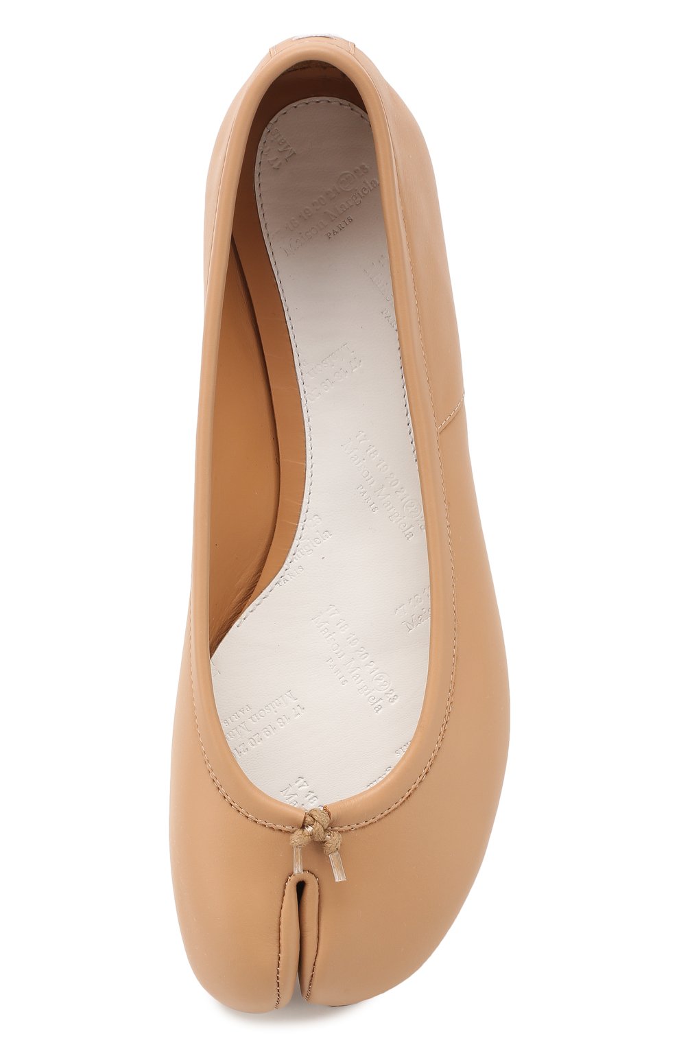 Кожаные балетки tabi MAISON MARGIELA, арт. S58WZ0042/PR516, фото 5