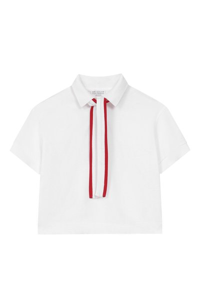 Хлопковое поло BRUNELLO CUCINELLI, арт. B0T81T490B