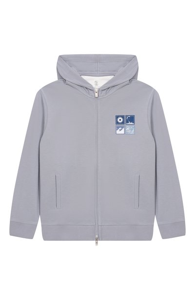 Хлопковая толстовка BRUNELLO CUCINELLI, арт. BE854E507B