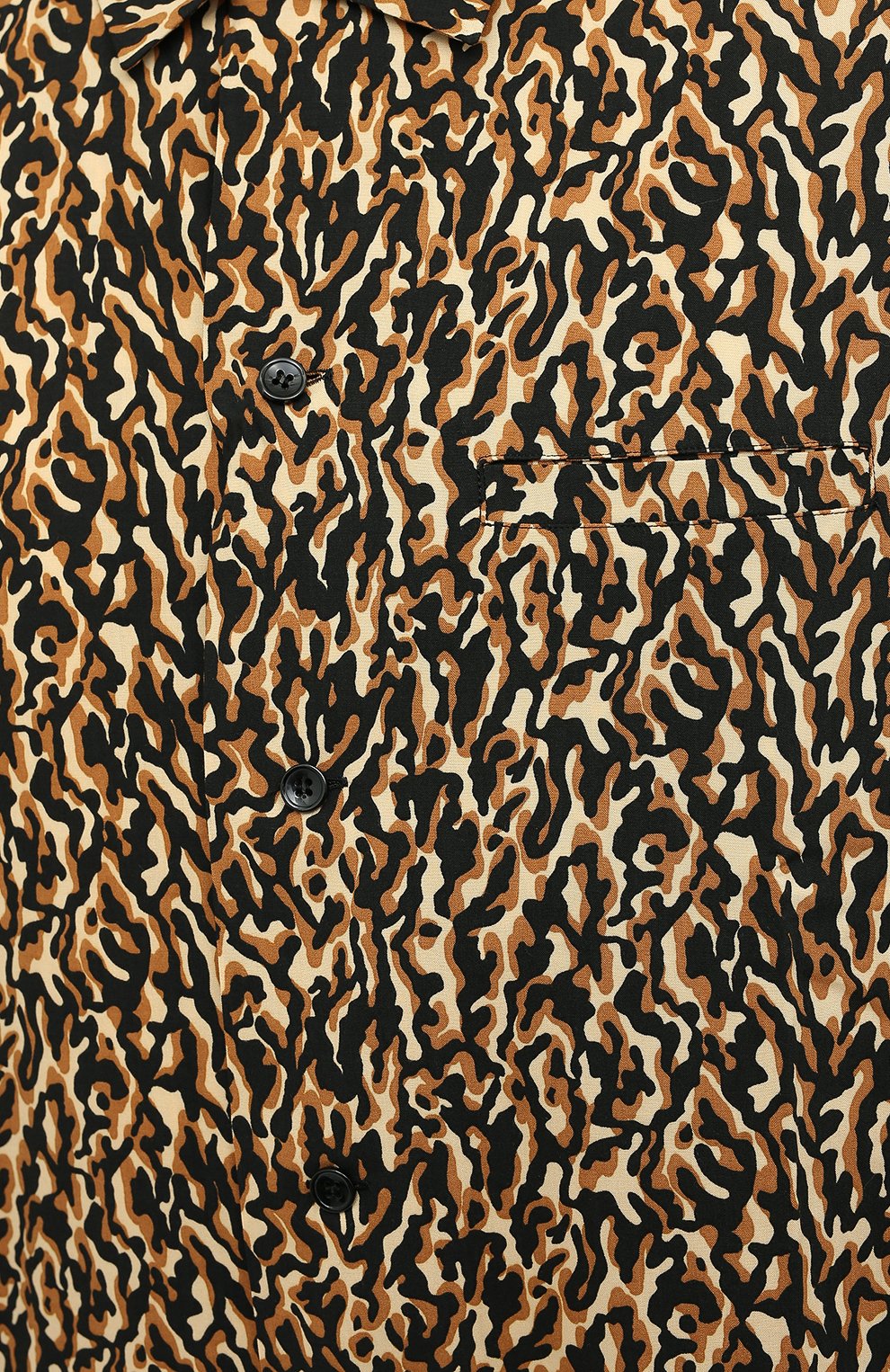 Рубашка из вискозы SAINT LAURENT коричневого цвета по цене 89600 руб., арт. 531956/Y2B13, фото 5 Рубашка из вискозы SAINT LAURENT, арт. 531956/Y2B13, фото 5
