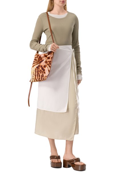 Юбка из хлопка и вискозы DRIES VAN NOTEN, арт. 251-010826-1553, фото 2