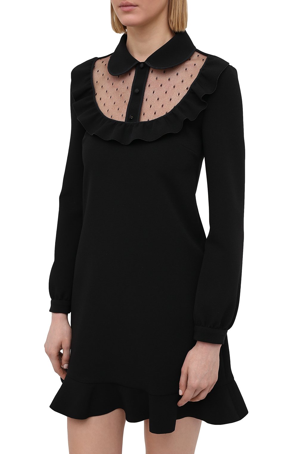 Платье REDVALENTINO черного цвета по цене 59950 руб., арт. VR3VAX70/5MF, фото 3 Платье REDVALENTINO, арт. VR3VAX70/5MF, фото 3