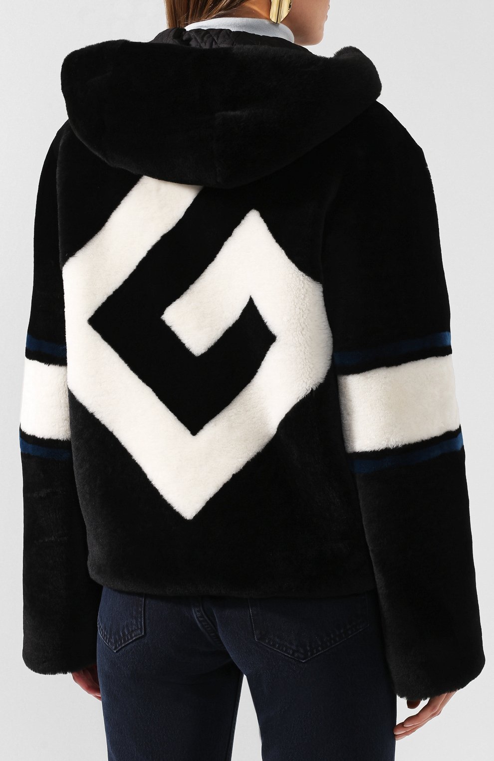 Шуба из овчины GIVENCHY, арт. BW308B7Z03, фото 4