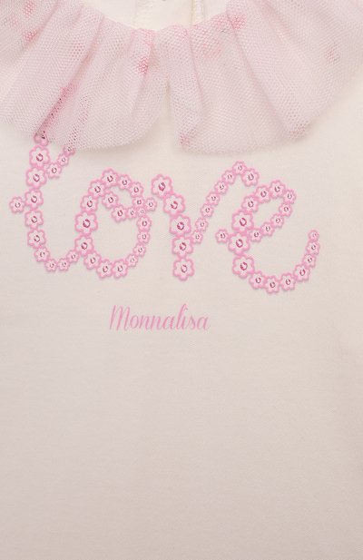 Комплект из боди и юбки MONNALISA, арт. 35D503, фото 4